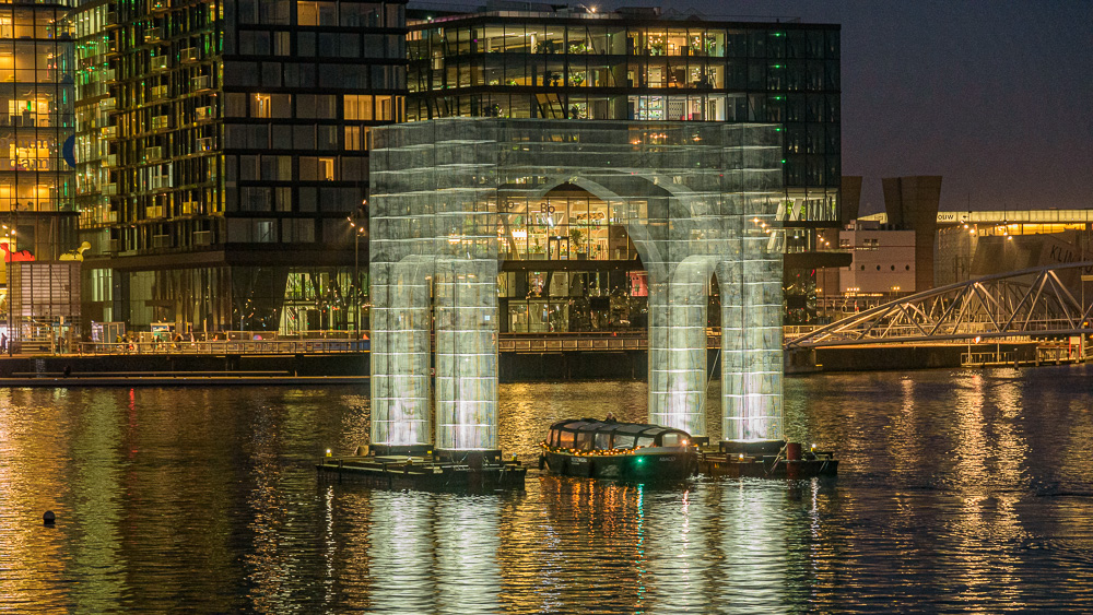 Amsterdam Light Festival 2022 arc de triomphe